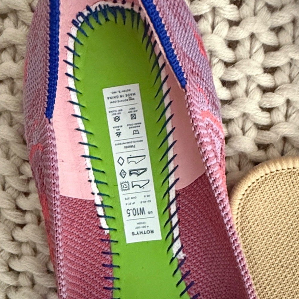 Rothy's Women's Rose Boho Flats | 10.5 - Picture 3 of 7